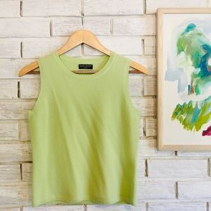 100% Cashmere Sleeveless Top